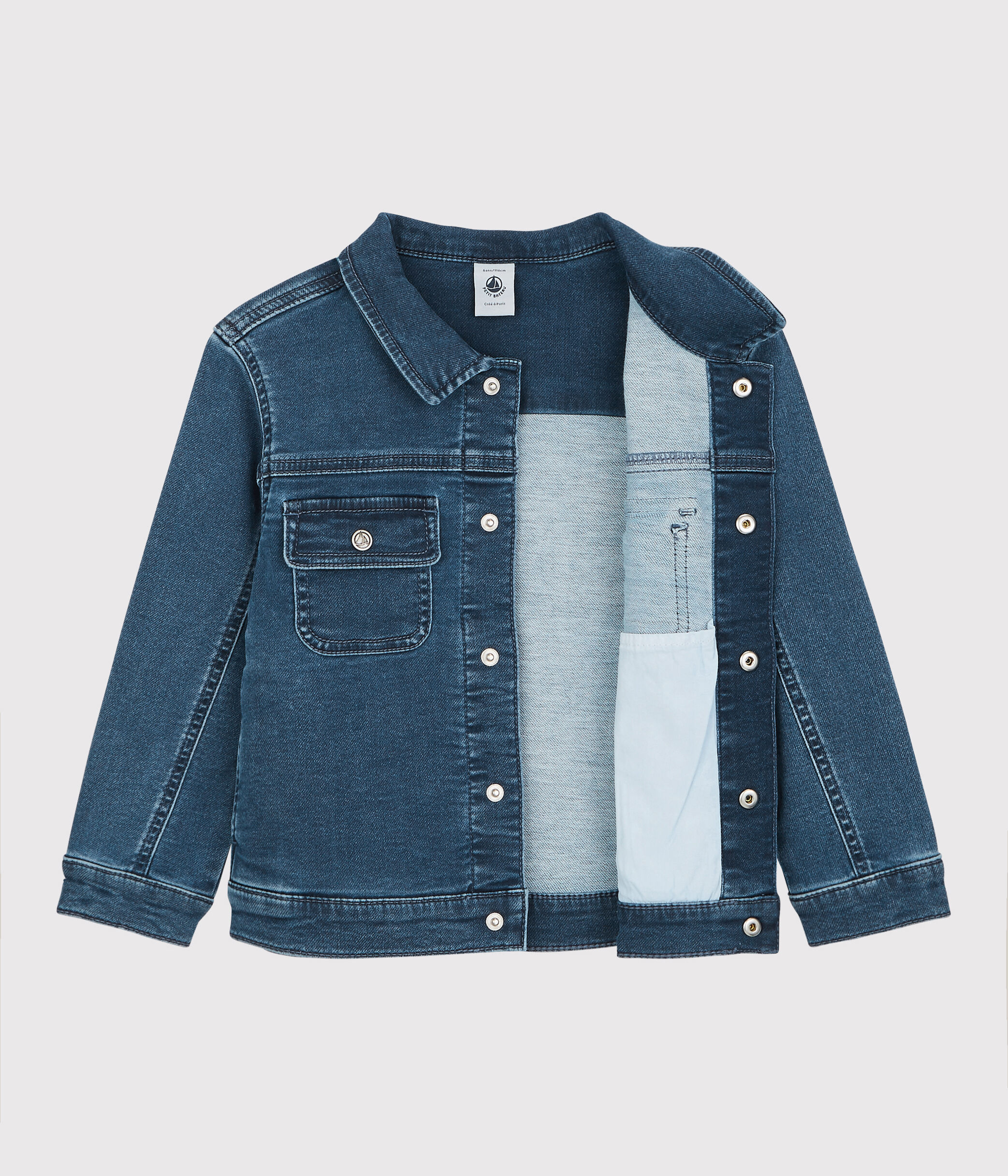 Blouson jean garcon sales