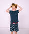Boys' Beach Shorts SMOKING blue/MARSHMALLOW white