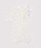 Babies' Ribbed Jumpsuit/Sleeping Bag MARSHMALLOW white/SMOKING blue/MULTICO