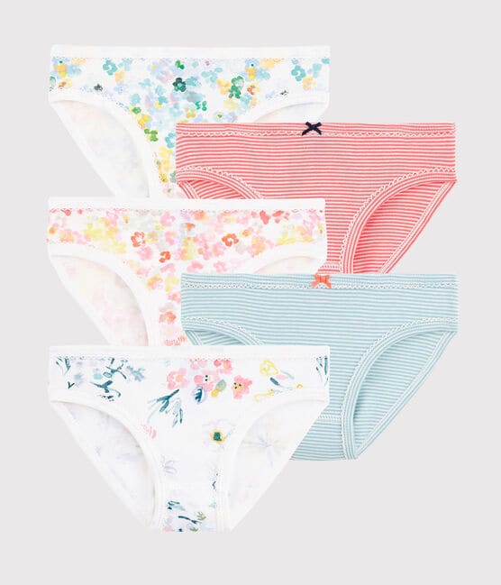 Girls' Floral Knickers - 5-Pack variante 1