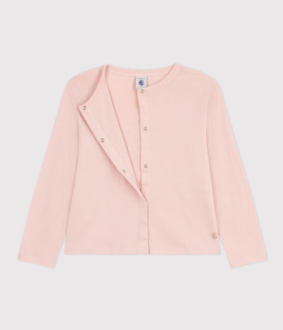 Girls' Cotton Cardigan SALINE pink