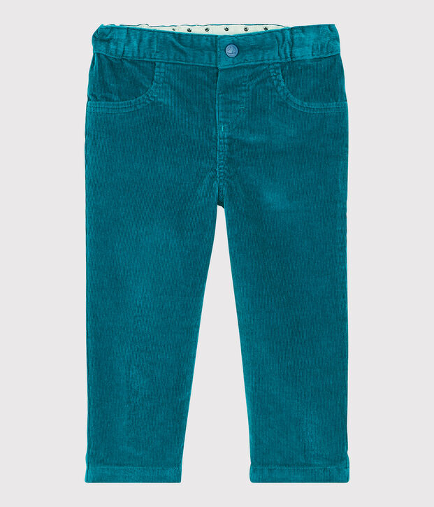 Babies' Velour Trousers blue
