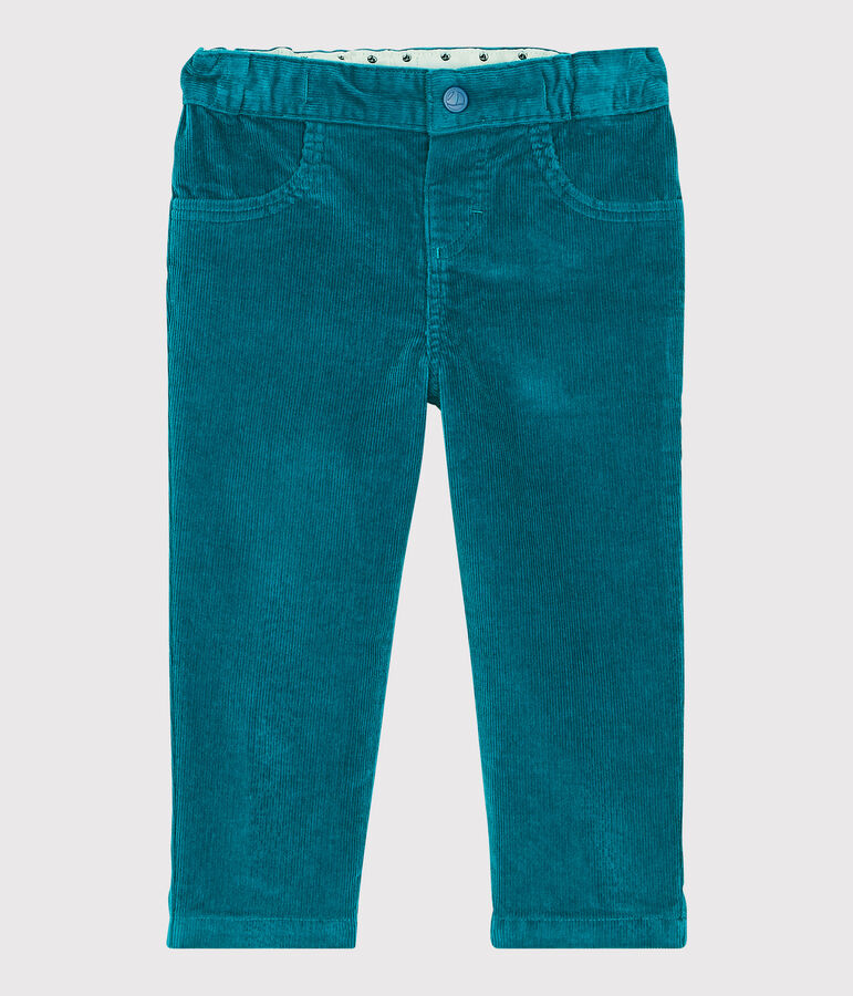 Babies' Velour Trousers blue