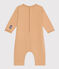 Babies' Fleece Jumpsuit TOURONE beige