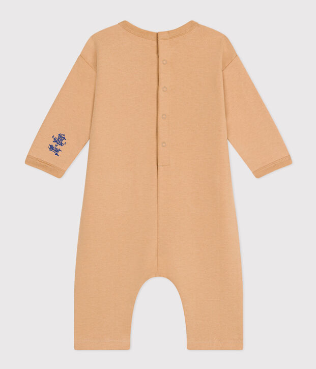Babies' Fleece Jumpsuit beige