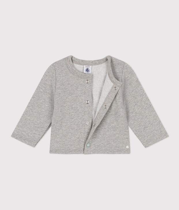 Babies' Fleece Cardigan grey