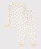 Children's Hat Fleece Pyjamas MARSHMALLOW white/MULTICO white