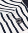 Children's Unisex Organic Cotton Breton Top MARSHMALLOW white/SMOKING blue