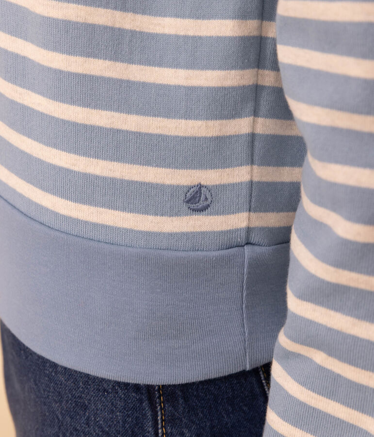 Women's Cotton Breton Sweatshirt AZUL /MONTELIMAR