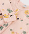 Girls' Floral Cotton Snugfit Pyjamas SALINE pink/MULTICO white