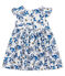 Baby girls' printed dress MARSHMALLOW white/MULTICO white