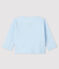 Babies' Organic Cotton 2x2 Rib Knit Cardigan FRAICHEUR blue