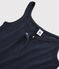 Girls'/Women's Navy Cotton Short Pyjamas SMOKING blue