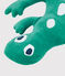 Velour Lizard Cushion GAZON green
