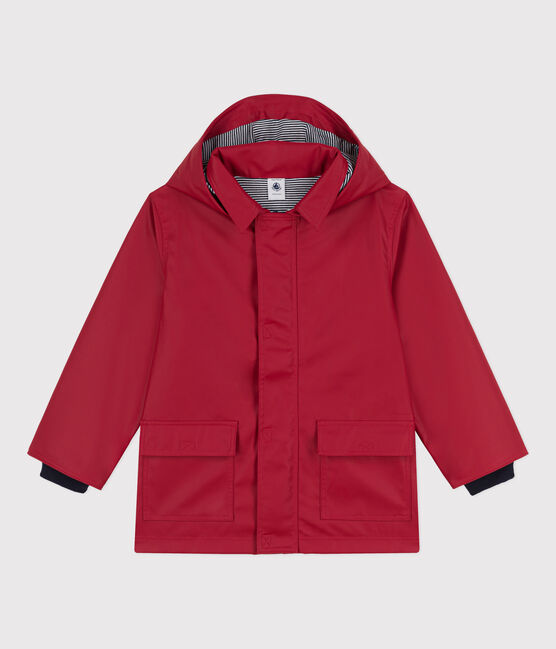 CHILDREN'S UNISEX ICONIC RECYCLED RAINCOAT CORRIDA red