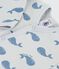 Babies' printed cotton footless pyjama suit CO2 /ADRIATIC