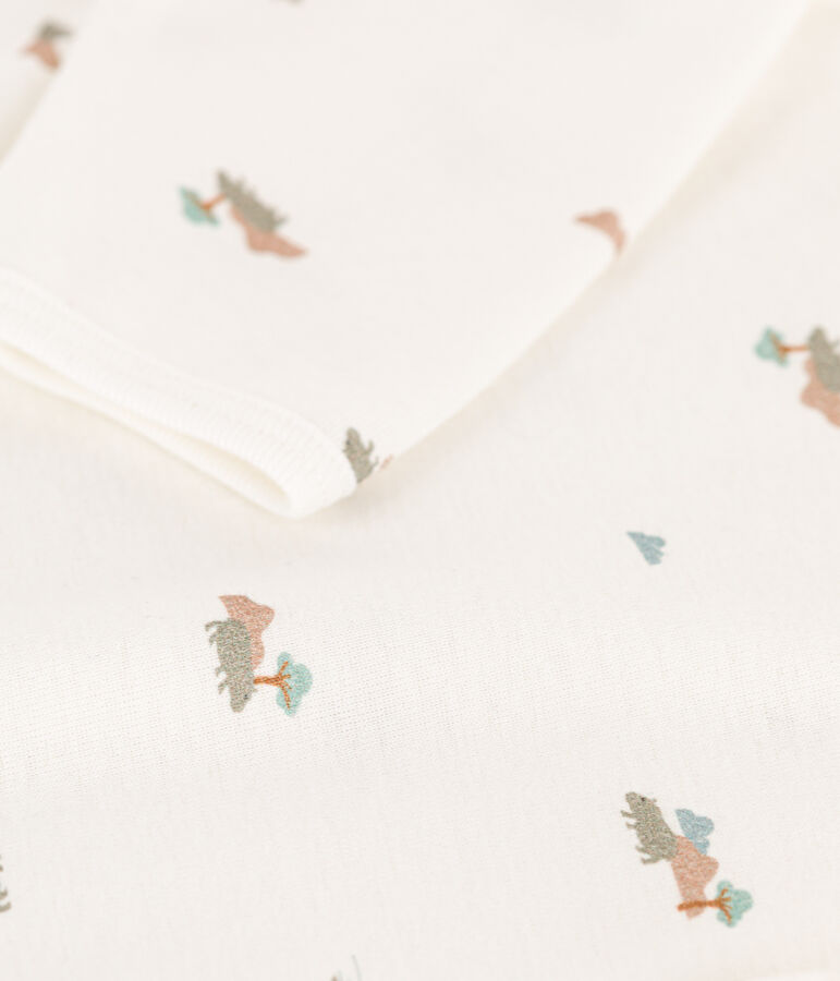 Animal Themed Cotton Sleepsuit MARSHMALLOW white/MULTICO white