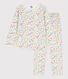 Girls' Floral Cotton Pyjamas