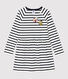 Girls' Long-Sleeved Cotton Dress
