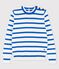 Women's Navy Cotton Jumper MARSHMALLOW white/DELFT blue