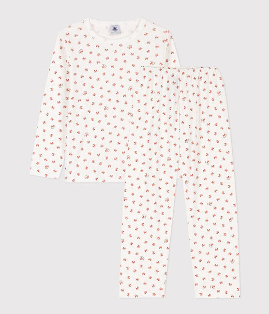 Children's Unisex Fox Cotton Pyjamas MARSHMALLOW white/MULTICO white