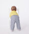 Plain cotton baby sweatshirt ORGE yellow