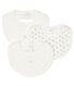 Baby Girls' Rib Knit Bibs - 3-Piece Set