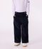 Children's plain corduroy trousers SMOKING blue