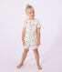 Children's short Opera print cotton pyjamas