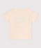 Babies' Short-Sleeved Jersey T-Shirt With Motif AVALANCHE Ecru