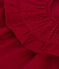 Babies' Long-Sleeved Velvet Dress CORRIDA red