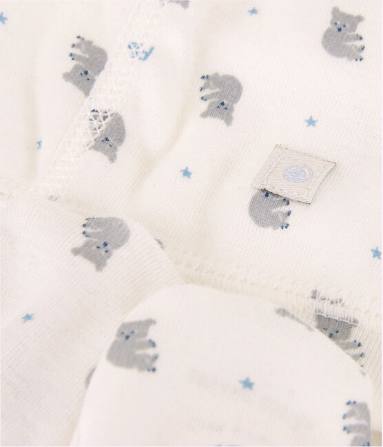 Newborn Babies' Organic Cotton Bonnet and Mittens Set variante 2