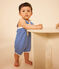 Babies' Terry Short Playsuit SURF blue/AVALANCHE
