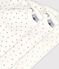 Pack of babies' long-sleeved small heart-print cotton bodies multicolor