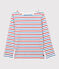 Women's Breton Cotton Top MARSHMALLOW white/BRASIER red/PEPS blue