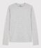 Women's Iconic Cocotte Stitch Cotton T-Shirt BELUGA CHINE grey