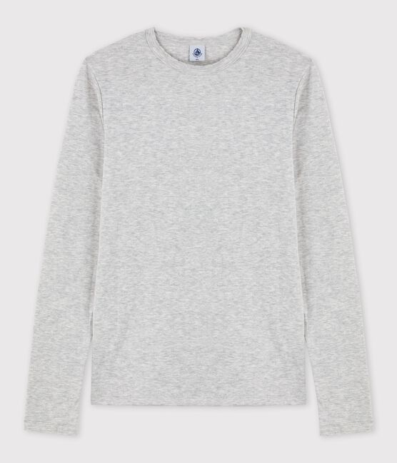 Women's Iconic Cocotte Stitch Cotton T-Shirt BELUGA CHINE grey