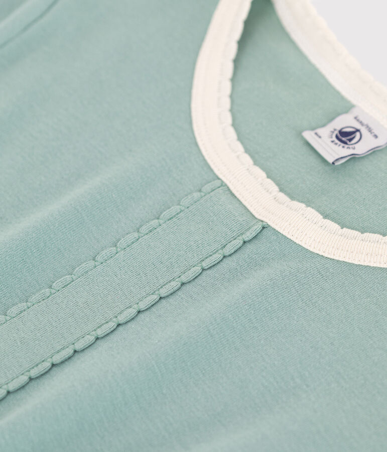 Children's short-sleeved plain cotton dress PAUL green