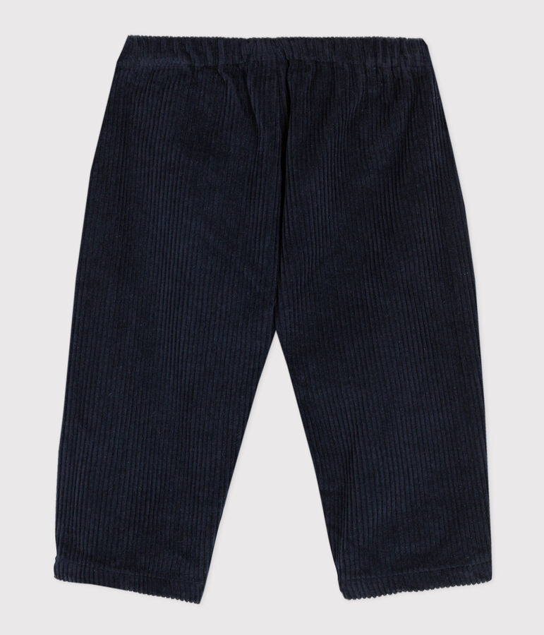 Babies' Large Corduroy Trousers SMOKING blue