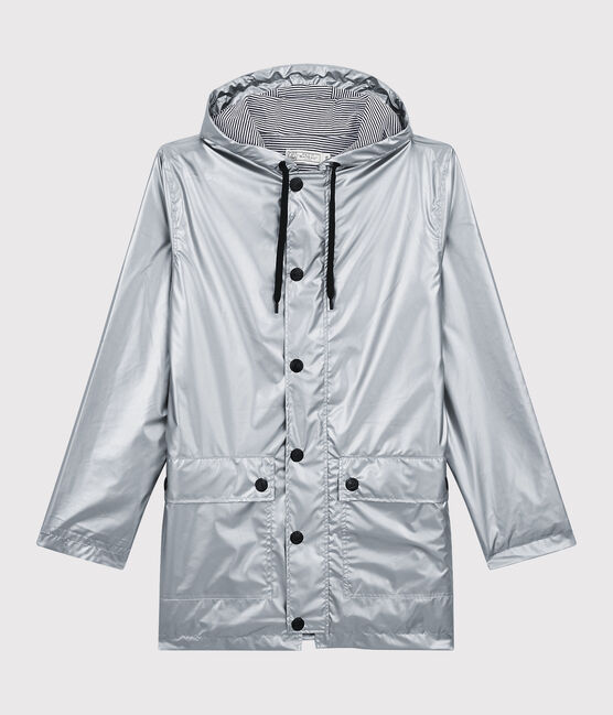 Women's/men's iconic silver raincoat ARGENT grey