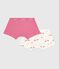 Pack of children's horse-print cotton boxers with covered waistbands variante 1