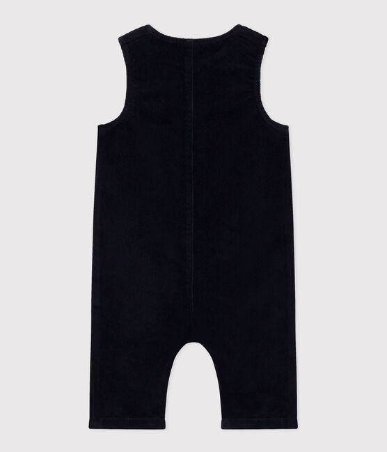 Babies' Sleeveless Corduroy Jumpsuit SMOKING blue