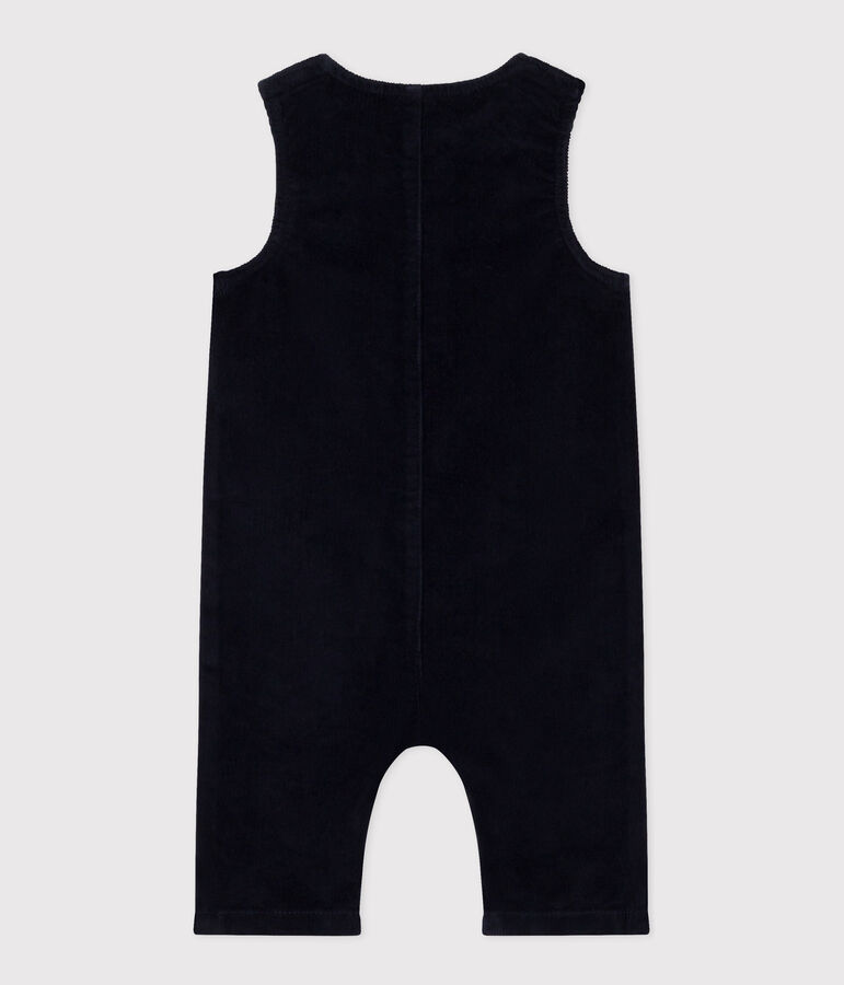 Babies' Sleeveless Corduroy Jumpsuit blue