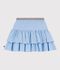 Children's short plain cotton skirt FLO