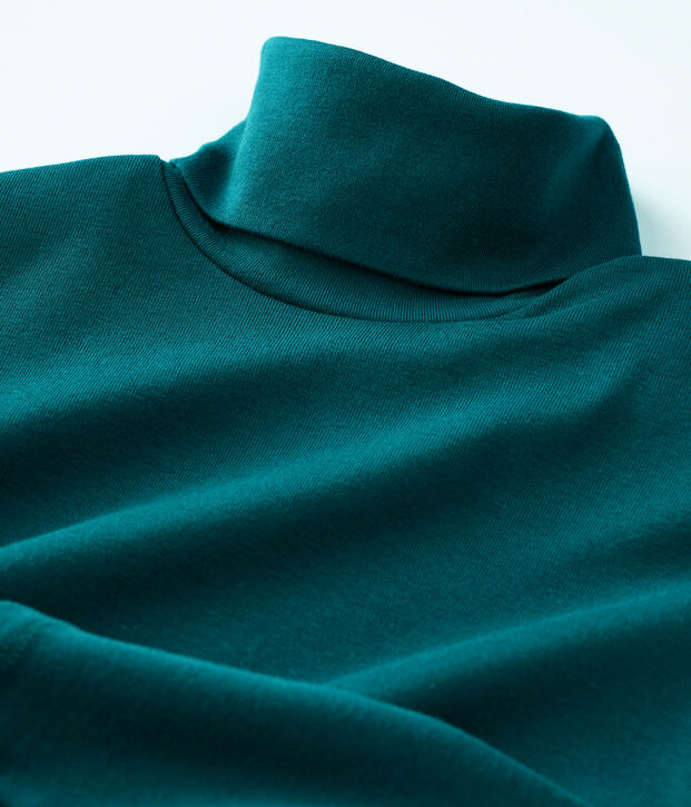 Women's Iconic Cotton Polo Neck green