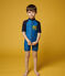 Boys UV-Proof Recycled Jumpsuit MYKONOS blue