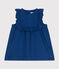Babies' cotton/lyocell sleeveless dress INCOGNITO blue