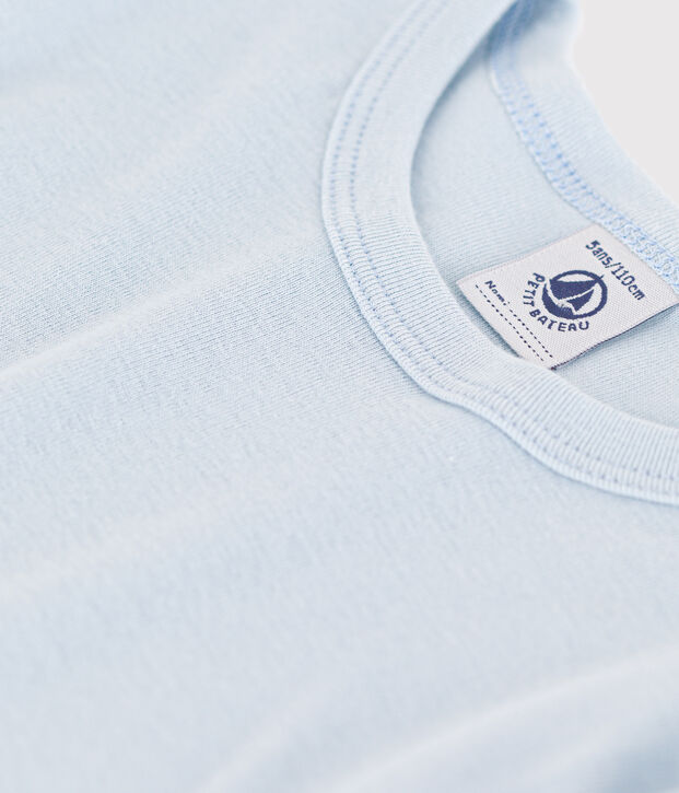 Long-sleeved cotton T-Shirt blue