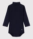 Babies' Long-Sleeved Roll Neck Cotton Bodysuit
