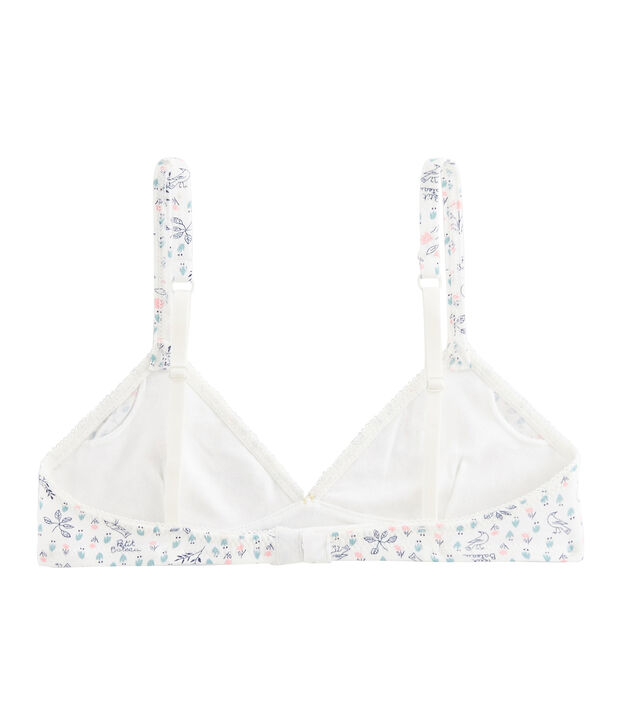 Girls' Padded Bra white/multicolor